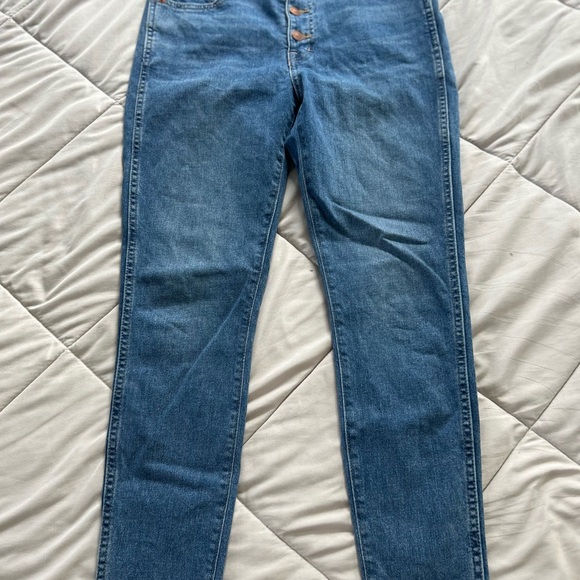 Madewell Jeans & Altar'd State White Tweed Cropped Tank Bundle - Picture 2 of 4